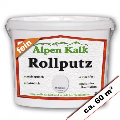 Rollputz ist nicht immer gleich Rollputz. Bild: Rollputz ist nicht immer gleich Rollputz.