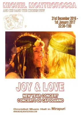 Bild: 'Joy & Love' Neujahrsparty & Concert mit Michel Montecrossa am 31. Dezember 2016 im Omnidiet Hotel in Mirapuri