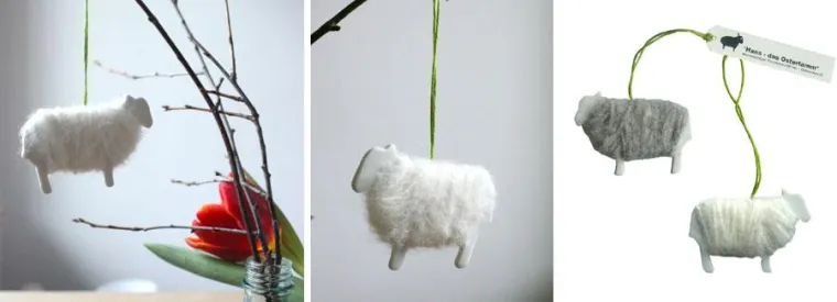 Bild: Frühlingsbote und Schmuckstück - Osterlamm HANS