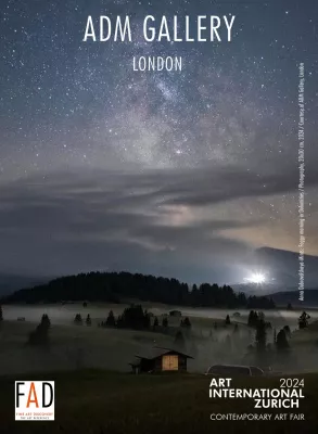 Bild: Kunst als Moment der Ruhe im Lärm der digitalen Informationsflut - die ADM Photo Gallery London