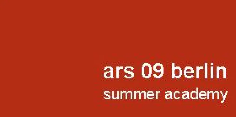 Bild: Öffentlicher Vortrag im Rahmen der ars 09 Berlin