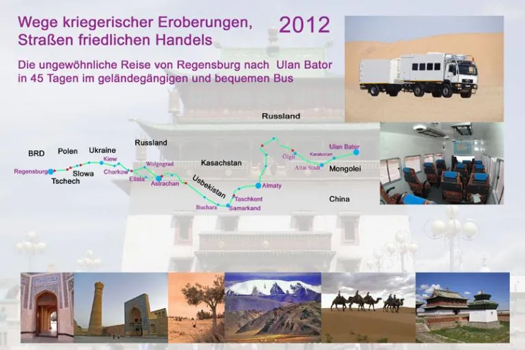 Bild: Die ungewöhnliche Reise von Regensburg nach Ulan Bator in der Mongolei