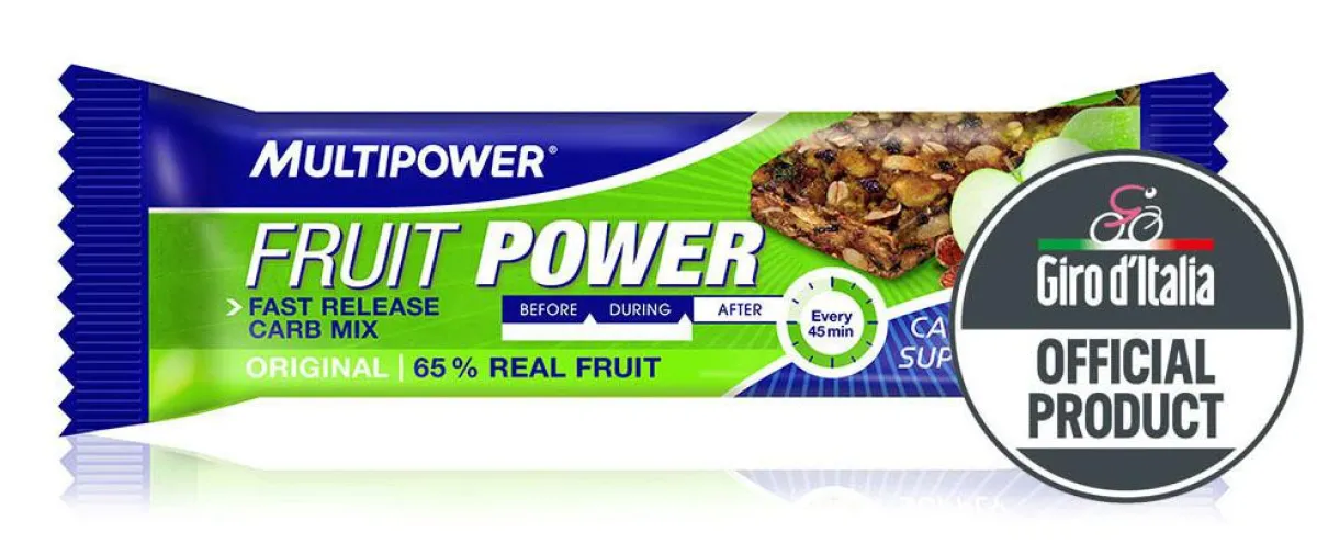 Multipower Sportsfood Fruit Power - Offizielles Produkt des Giro d'Italia
