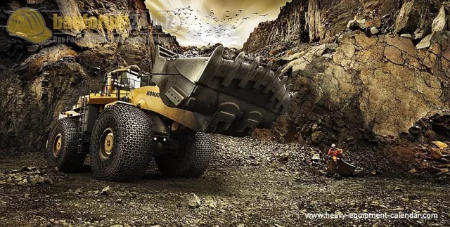 Bild: Baumaschinen aufwändig in Szene gesetzt: Der „Heavy Equipment“ Kalender 2010