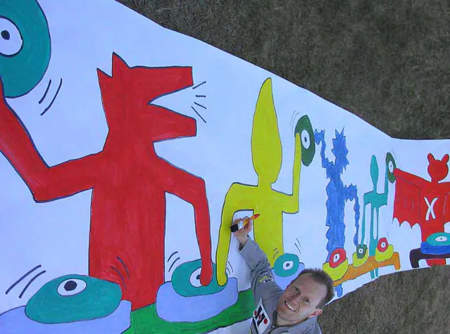 Kunstweltrekord: Keith Haring geht es an den Kragen Bild: Kunstweltrekord: Keith Haring geht es an den Kragen