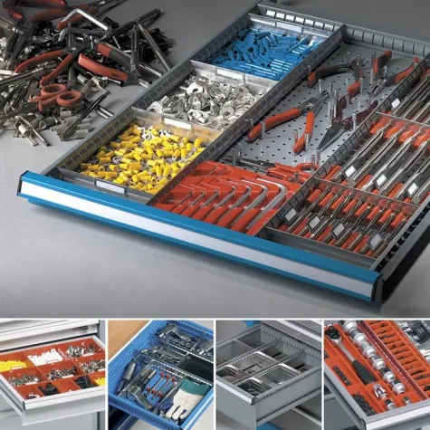 Bild: Die FAMI Schubladen-Einteilungsmaterial: Einteilungsmöglichkeiten für jeden Bedarf