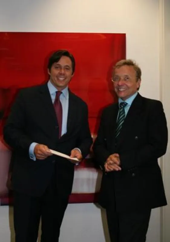 Prof. Dr. habil. Matthias Fifka und Präsident der Cologne Business School Jürgen Weischer