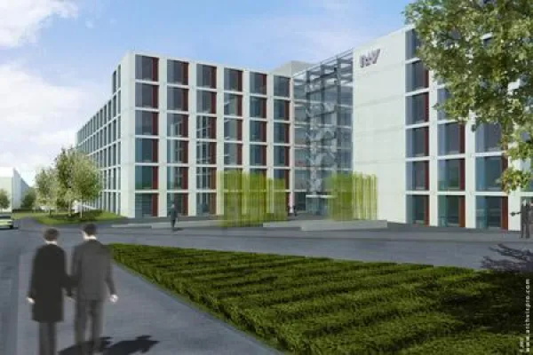 Bild: Auf der sicheren Seite: Neue Hauptverwaltung der R+V Versicherung - Geothermie sorgt für Wärme und Klimakälte