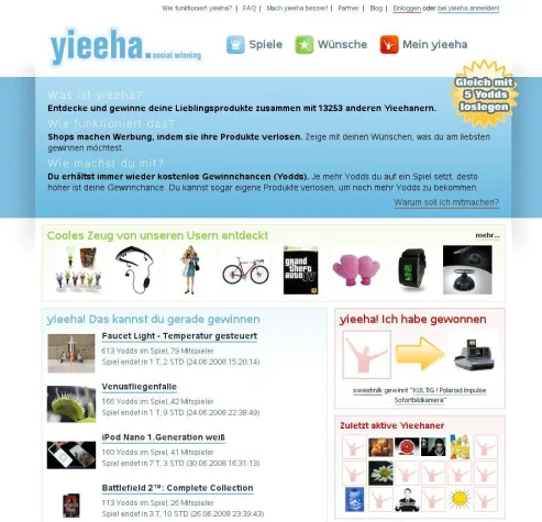 Yieeha steht zum Verkauf Bild: Yieeha steht zum Verkauf