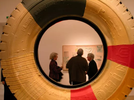 Bild: Neu auf VernissageTV: Robert Rauschenberg, Richard Tuttle, Tacita Dean und die ArchitectureTalks Luzern 2006
