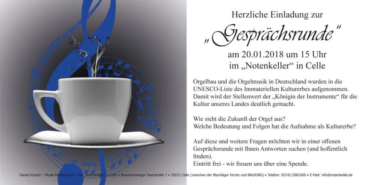 Kulturerbe-Orgel - Gesprächsrunde in Celle