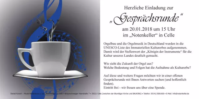 Bild: "Zukunft Orgel" - Gesprächsrunde in Celle