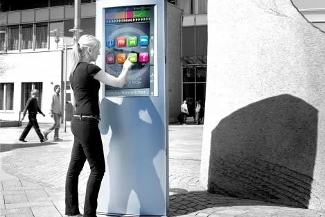 Bild: Trotz Kälte volle Funktion – Outdoor Terminalsysteme