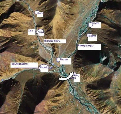 Bild: Für ein Staudammprojekt müssen Tausende von Tibetern ihr Heim verlassen