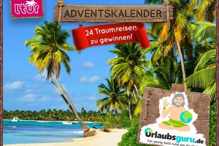Bild: 24 Traumreisen zu gewinnen: Urlaubsguru.de startet Deutschlands attraktivsten Adventskalender
