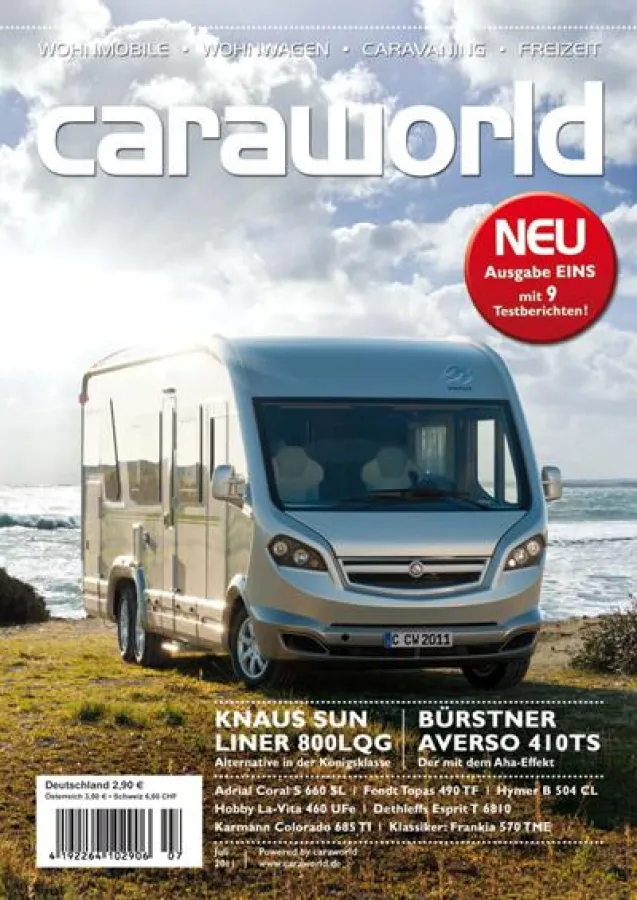 Das neue Caraworld Hochglansmagzin