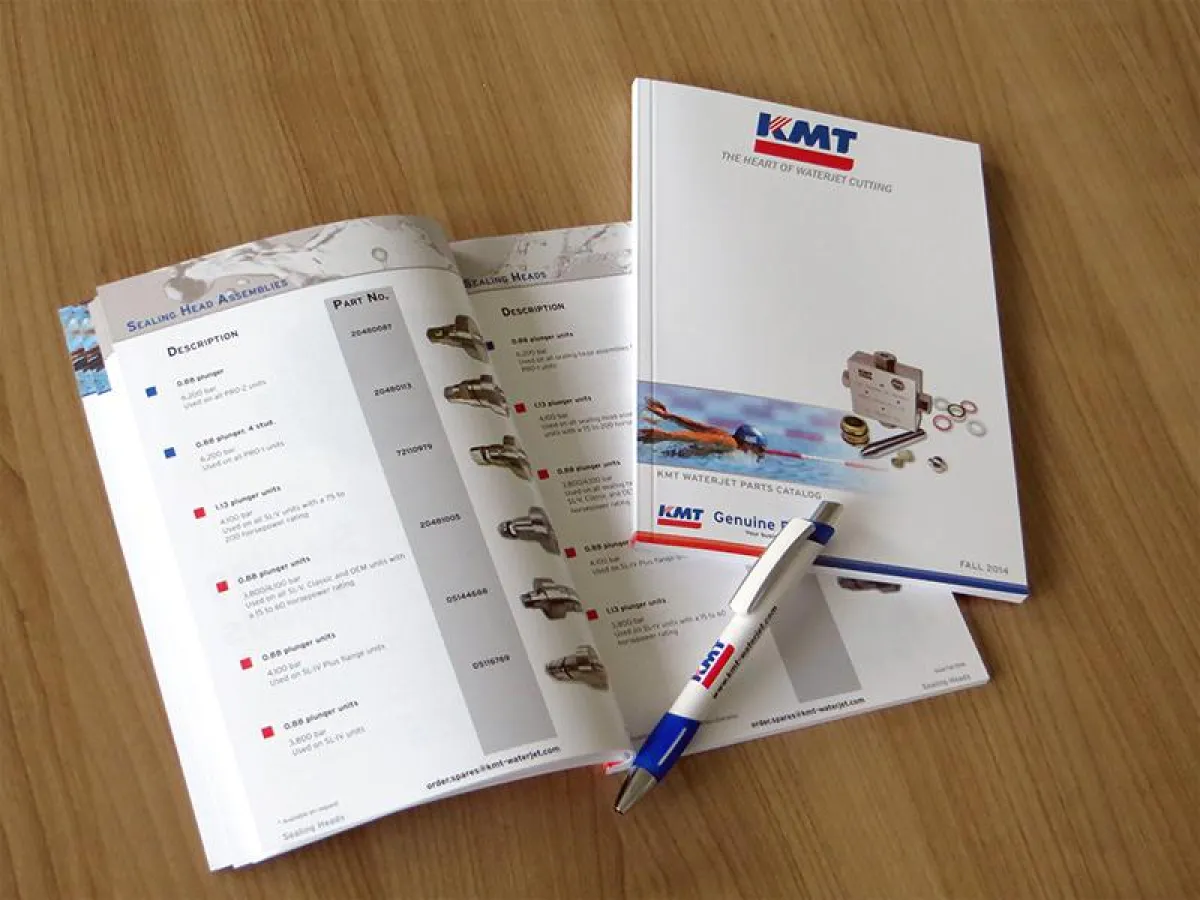 Der Ersatzteilkatalog von MT Waterjet Systems