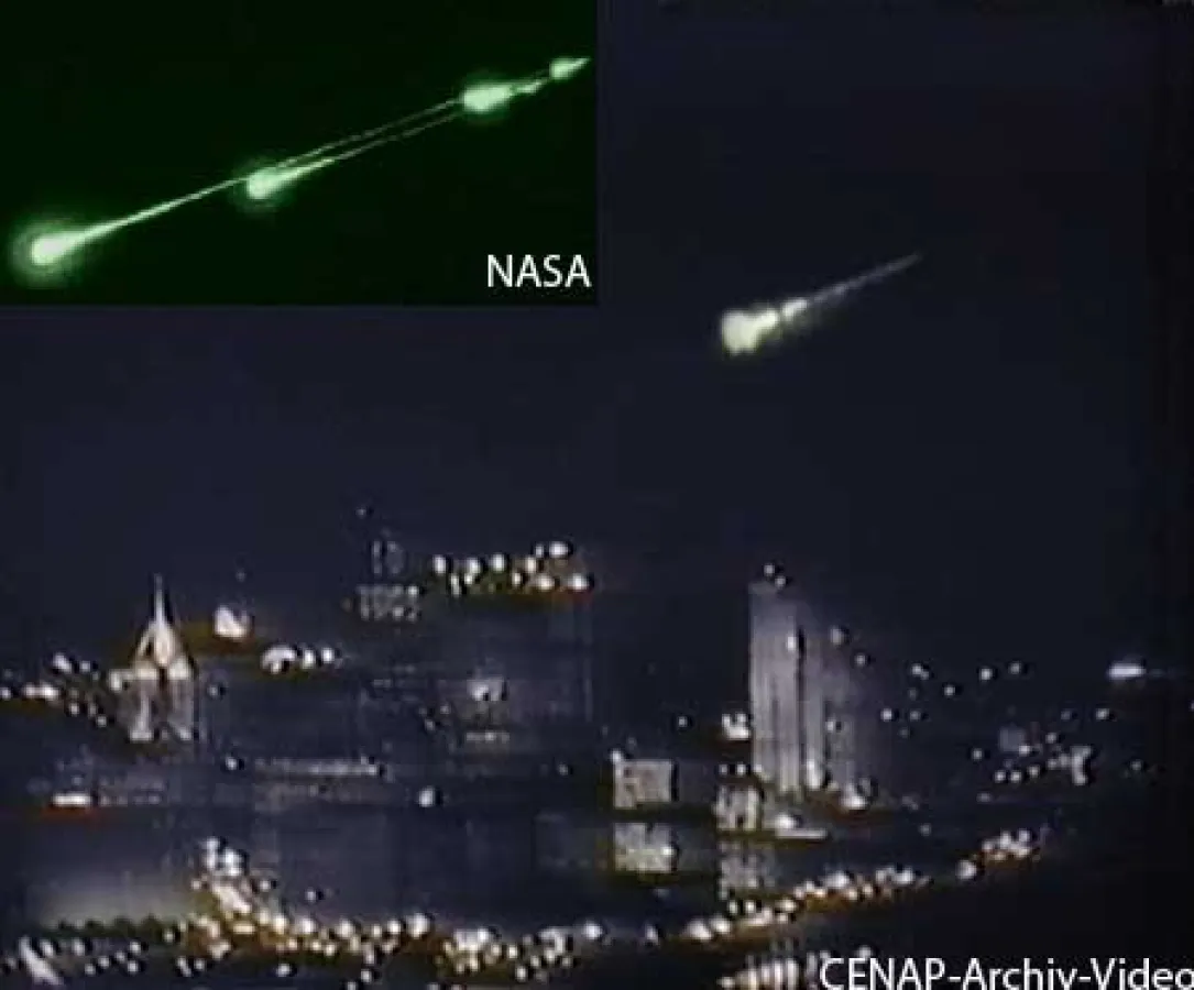 Das Peekskill-Phänomen vom 9.Oktober 1992; CENAP-Archiv