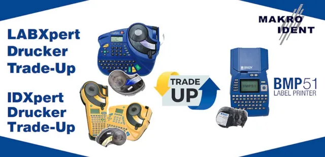 Bild: Brady IDXpert + LABXpert Materialien eingestellt - Druckeraktion bis 31.07.22