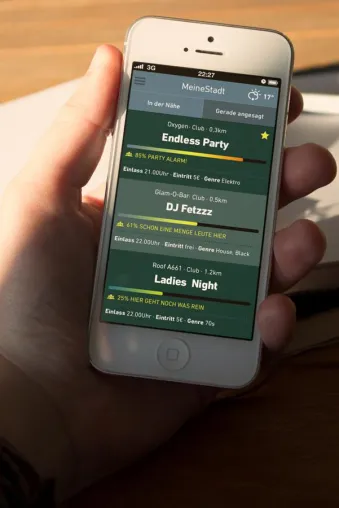 Bild: Nightsnap – Dein Nachtleben-Barometer: Gratis-App zeigt live an, wo man am besten tanzen & feiern gehen kann