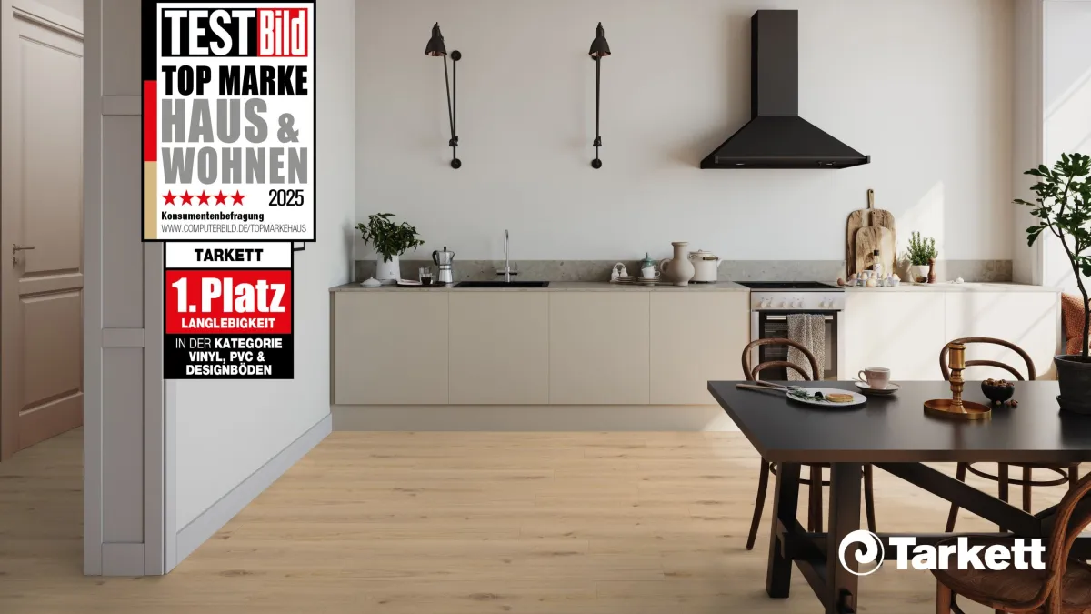 Tarkett ist „TOP MARKE HAUS & WOHNEN 2025“ (© Tarkett)