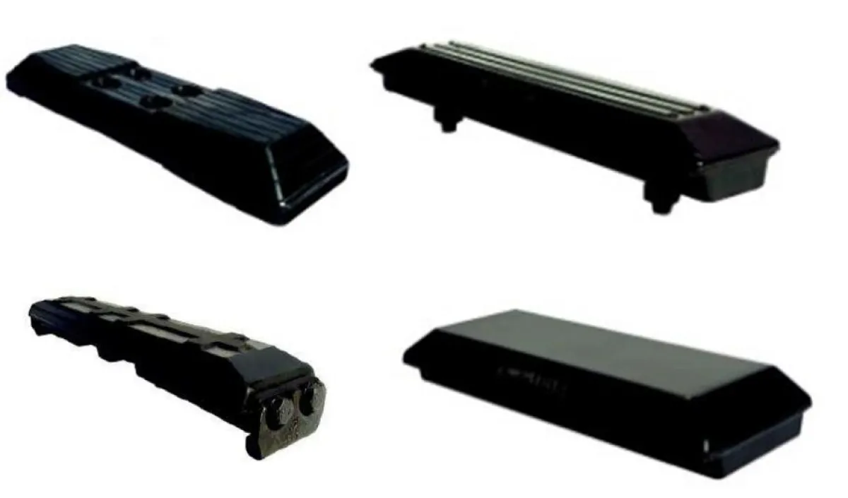 Beispiele für gummierte Bodenplatten