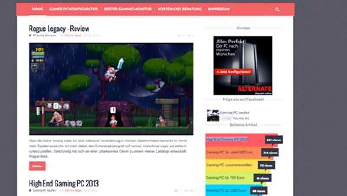 Website von Gaming PC kaufen