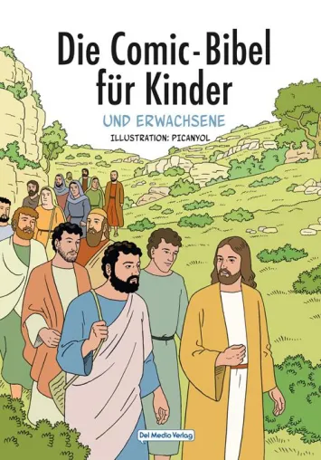 Neuerscheinung "Die Comic-Bibel für Kinder" (Del Medio Verlag) Bild: Neuerscheinung "Die Comic-Bibel für Kinder" (Del Medio Verlag)