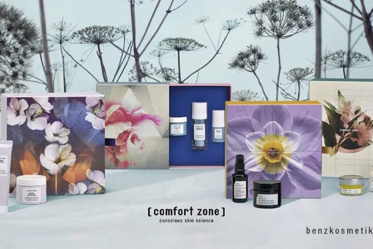 Bild: Benzkosmetik - neu im Sortiment, die attraktiven Geschenkboxen der Marke [ comfort zone ]