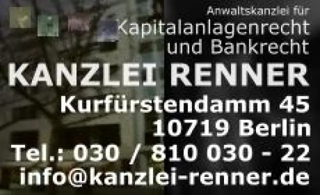 Bild: Rentadomo-Fonds - LG Berlin - Finanzdienstleister verurteilt