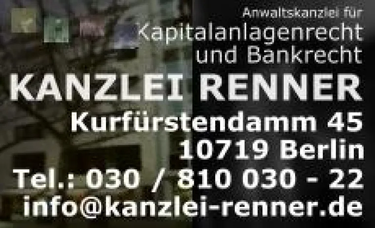 Bild: Rentadomo-Fonds - LG Berlin - Finanzdienstleister verurteilt