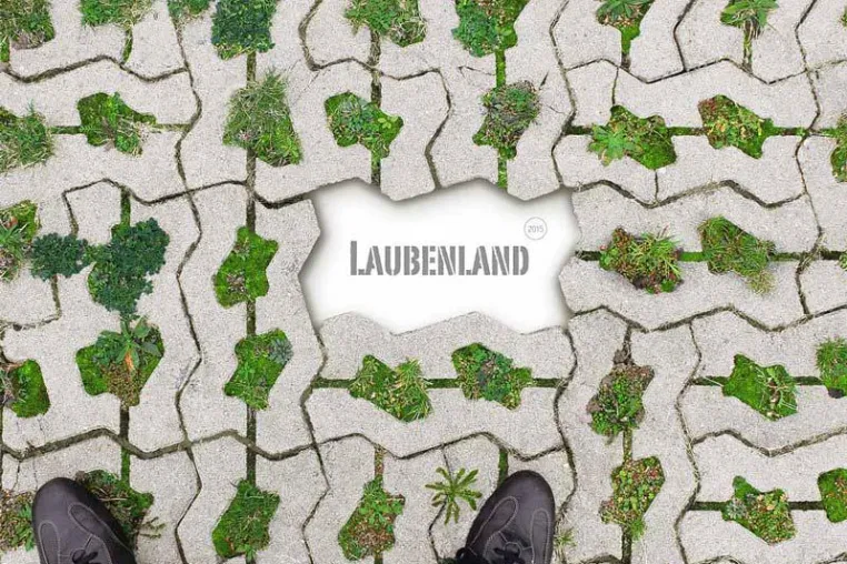 Bild: Laubenland – Künstlerische Interventionen im Heimgartenbund Altona