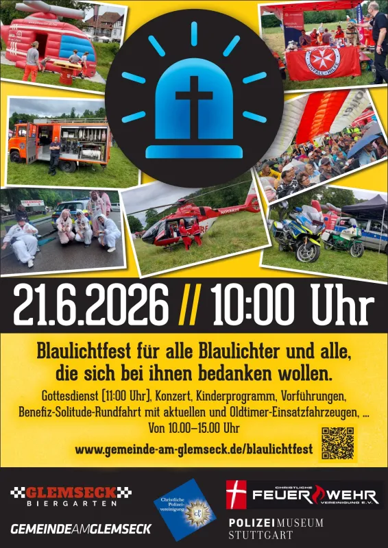 Blaulichtfest (© Gemeinde am Glemseck)