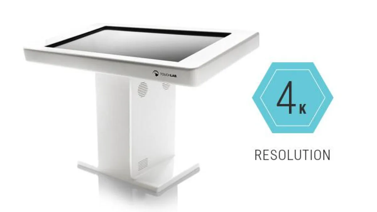 Bessere 4k-Auflösung und Touchtechnologie für Multi-Touch Tisch
