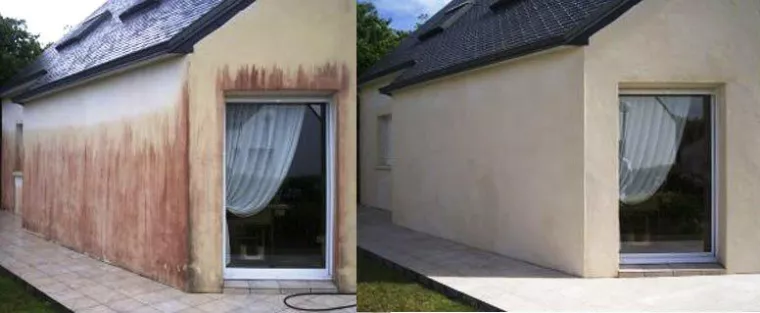 Bild: Die Hausfassade - Fassadenreinigung wirkt