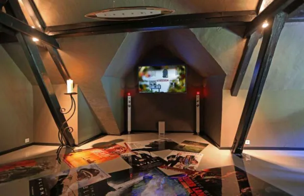 Bild: Deutschlands kleinstes Kino: die Cinema Lounge im Landhaus Stricker auf Sylt