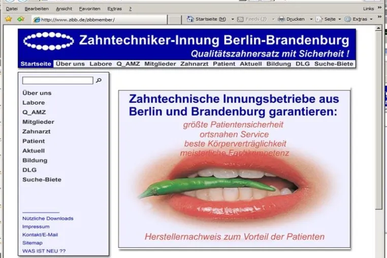 Bild: Zahntechniker-Innung Berlin-Brandenburg warnt - Zahnersatzversorgung im Ausland