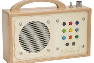 Bild: Hörbert – der erste MP3-Player für Kinder aus Holz vermittelt Nachhaltigkeit im Kinderzimmer