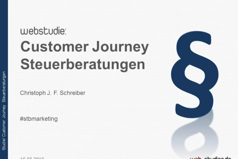 Bild: Studie Online Marketing Steuerberatungen 2013