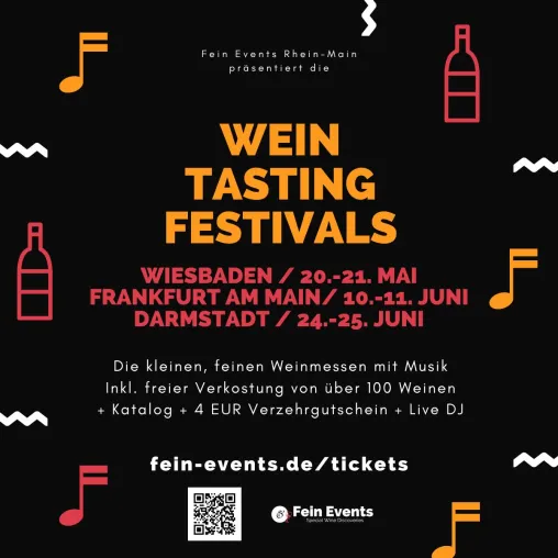 Bild: Die Wein Tasting Festivals Rhein-Main sind wieder da