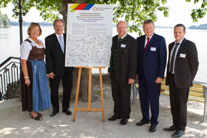 München 2022: Metropolregion unterstützt Olympiabewerbung Münchens und seiner Partner Bild: München 2022: Metropolregion unterstützt Olympiabewerbung Münchens und seiner Partner