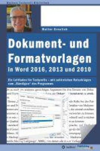 Bild: Dokument- und Formatvorlagen in Word 2016, 2013 und 2010" - viele Anregungen zur Nutzung von Word