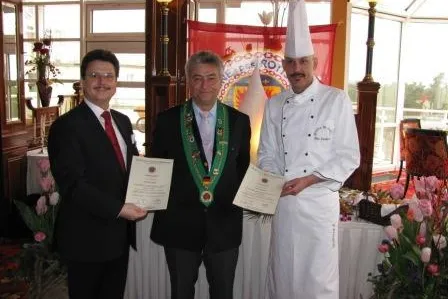 Hohe gastronomische Auszeichnung Bild: Hohe gastronomische Auszeichnung