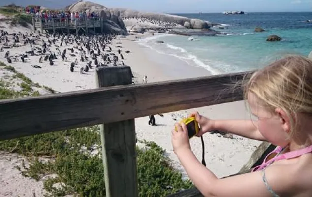 Bild: Mit den Kindern auf Safari