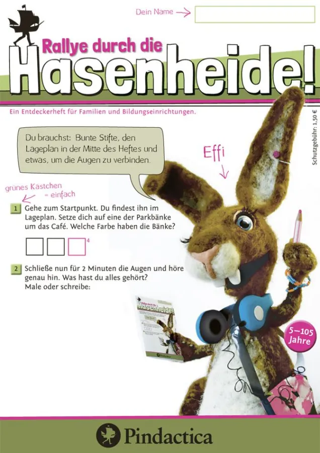 Das Entdeckerheft 'Rallye durch die Hasenheide'