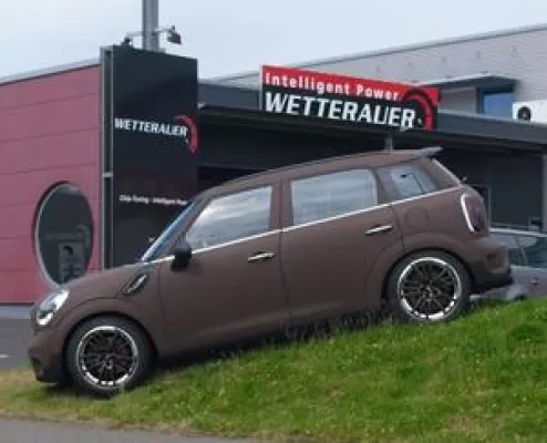 Bild: Wetterauers MINI Cooper „Chocolate Chip Man“ rüstet auf