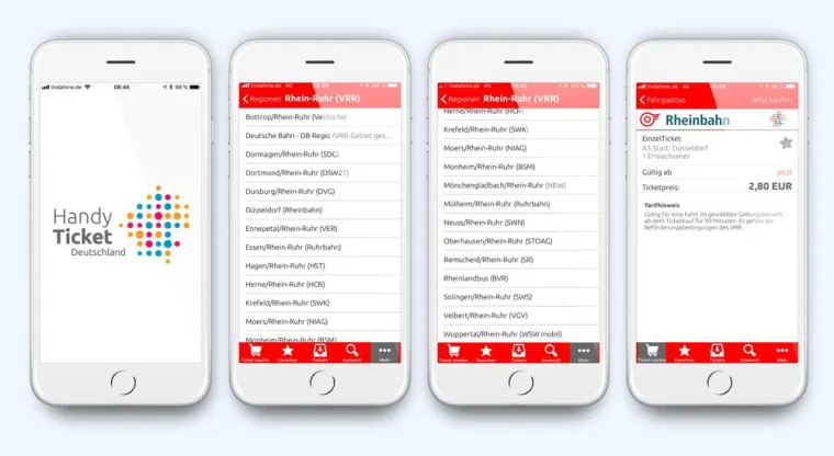 Bild: VRR-Tickets bei HandyTicket Deutschland verfügbar