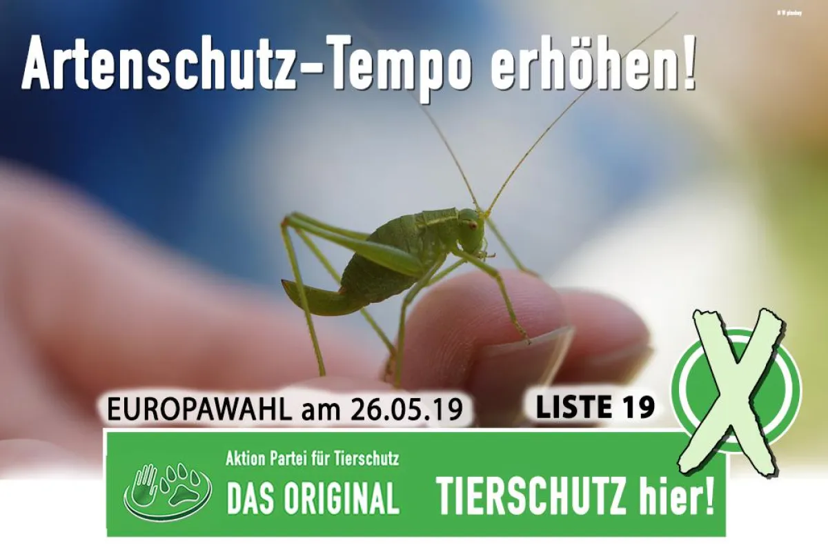 Artenschutz jetzt. Tierschutz hier!