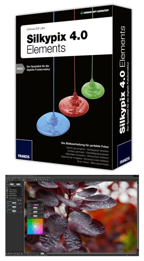Franzis bringt Silkypix 4.0 Elements - Software für perfekte Bildnachbearbeitung