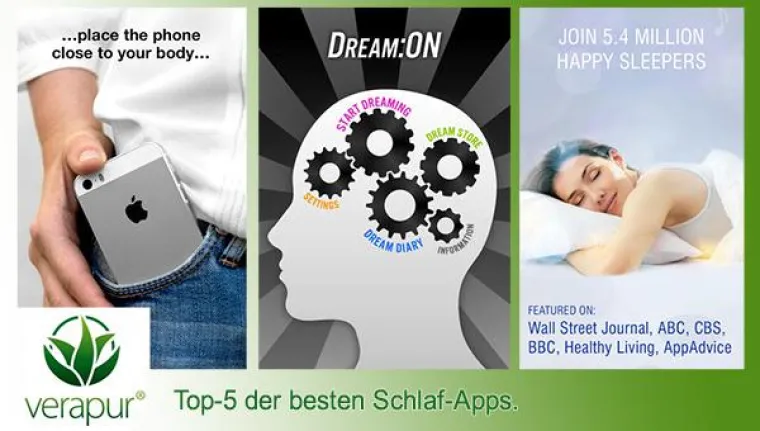 Schlaf-Apps im Test: Top5-Smartphone-Apps zum Schlafen Bild: Schlaf-Apps im Test: Top5-Smartphone-Apps zum Schlafen